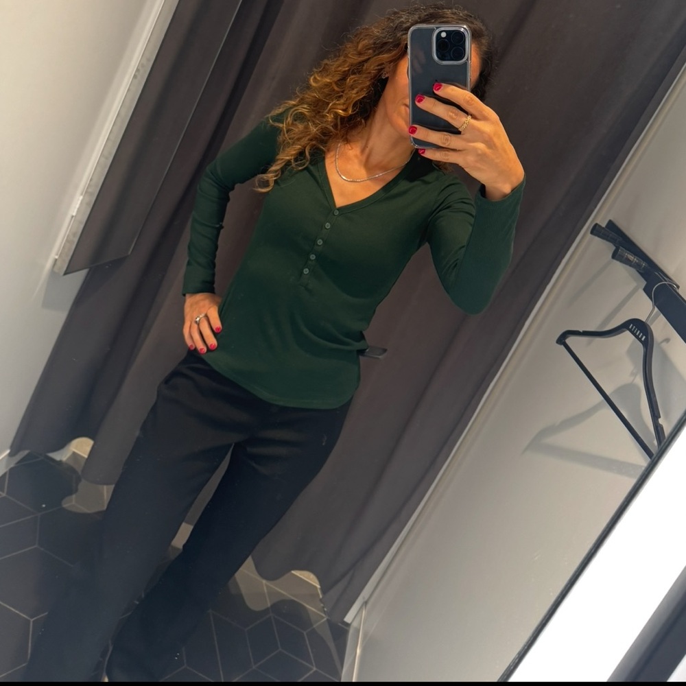 J Crew black wool pants